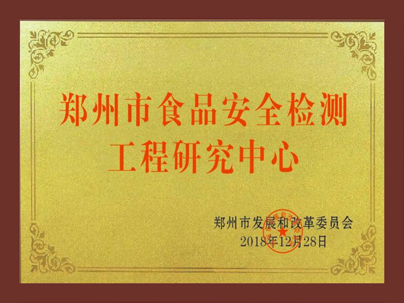 郑州市工程研究中心